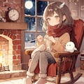 聖夜の編み物チャレンジ 2枚目