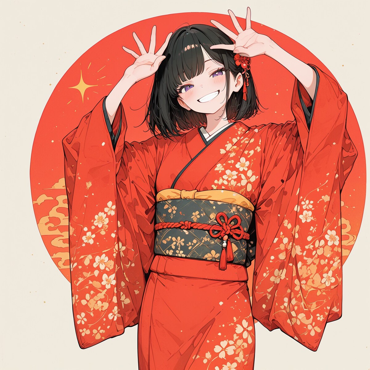 あけおめです | の人気AIイラスト・グラビア