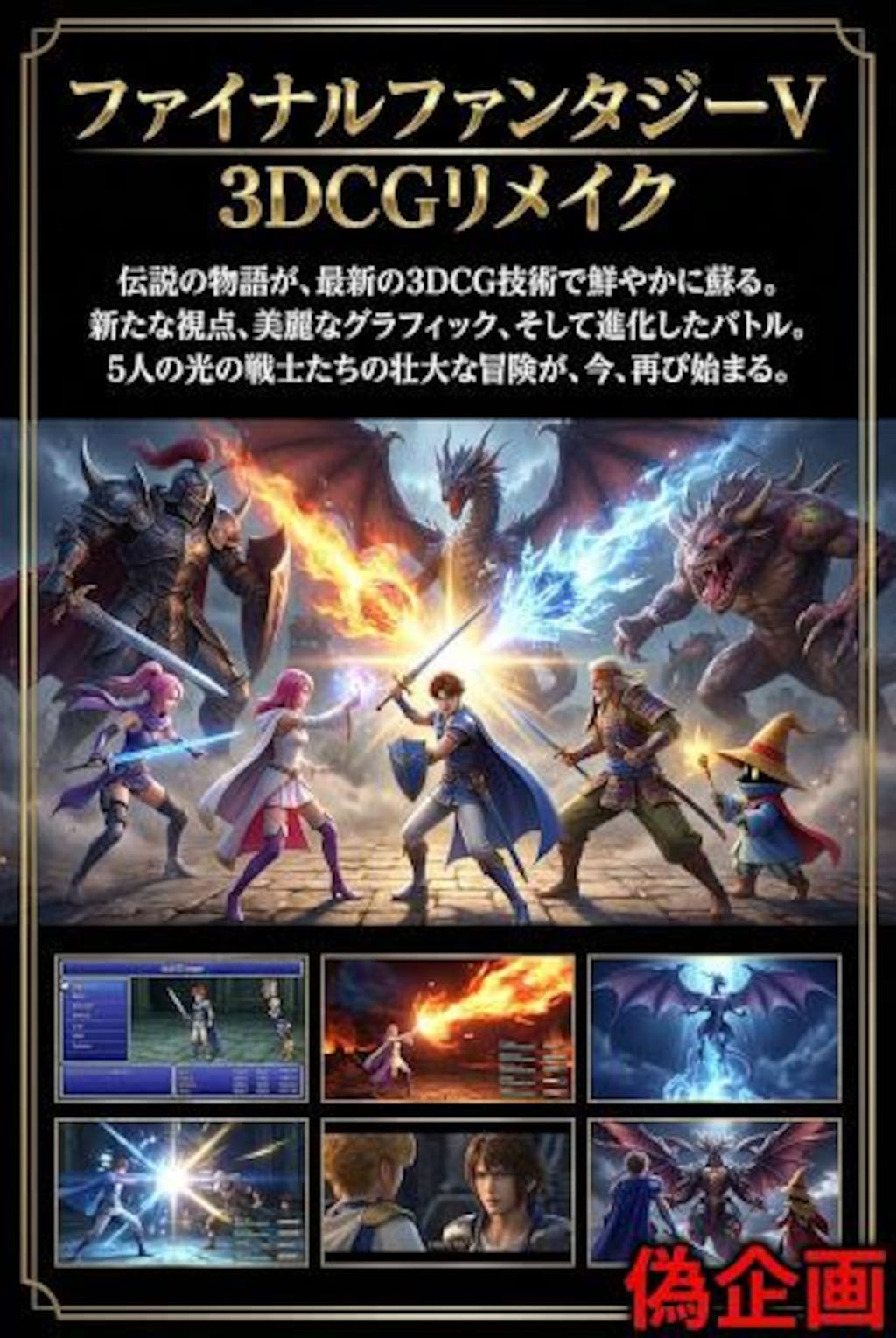 ファイナルファンタジー5　3DCGリメイク