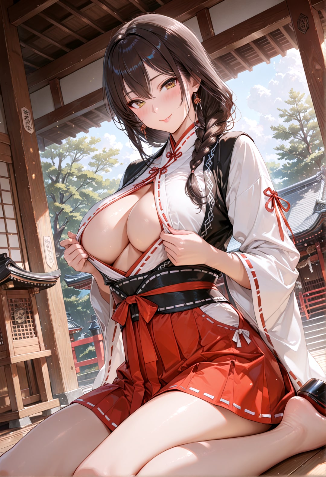 年増巫女の誘惑