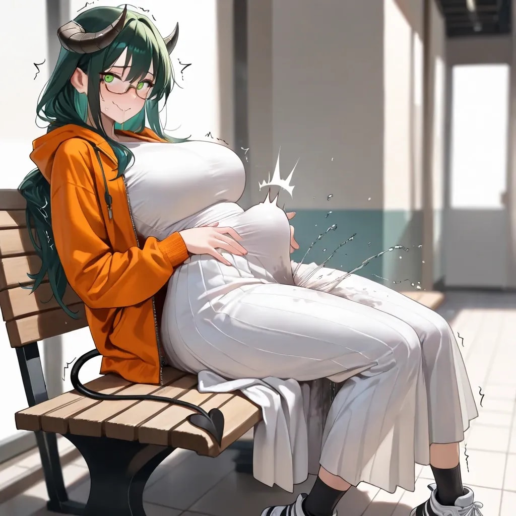 ベンチの上の落し物