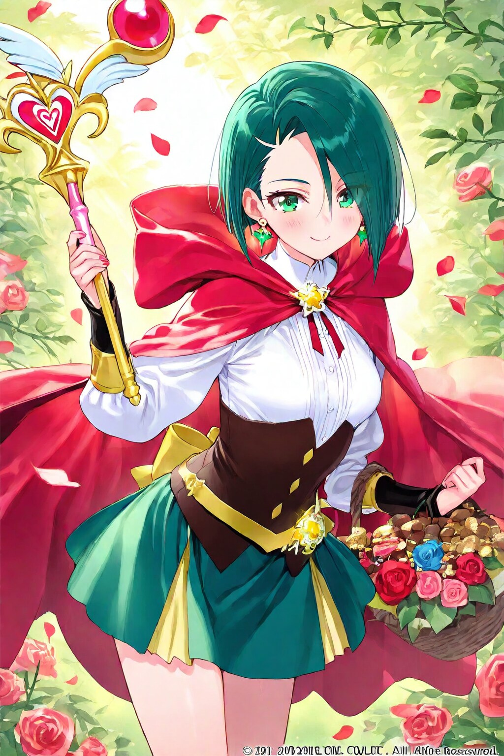 赤ずきん(魔法少女ver) | の人気AIイラスト・グラビア