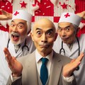 ナースのぶお2号と3ショット 2枚目