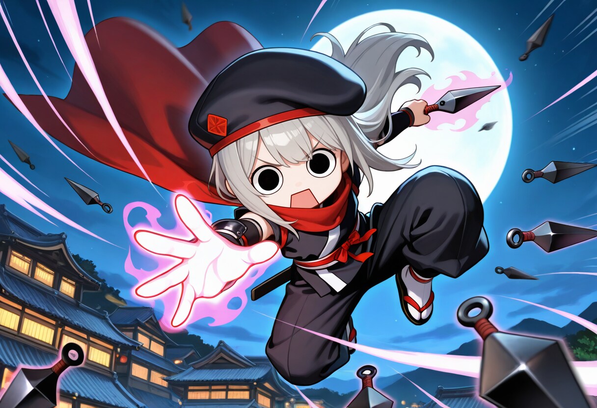 忍者えらいこっちゃ嬢 | の人気AIイラスト・グラビア