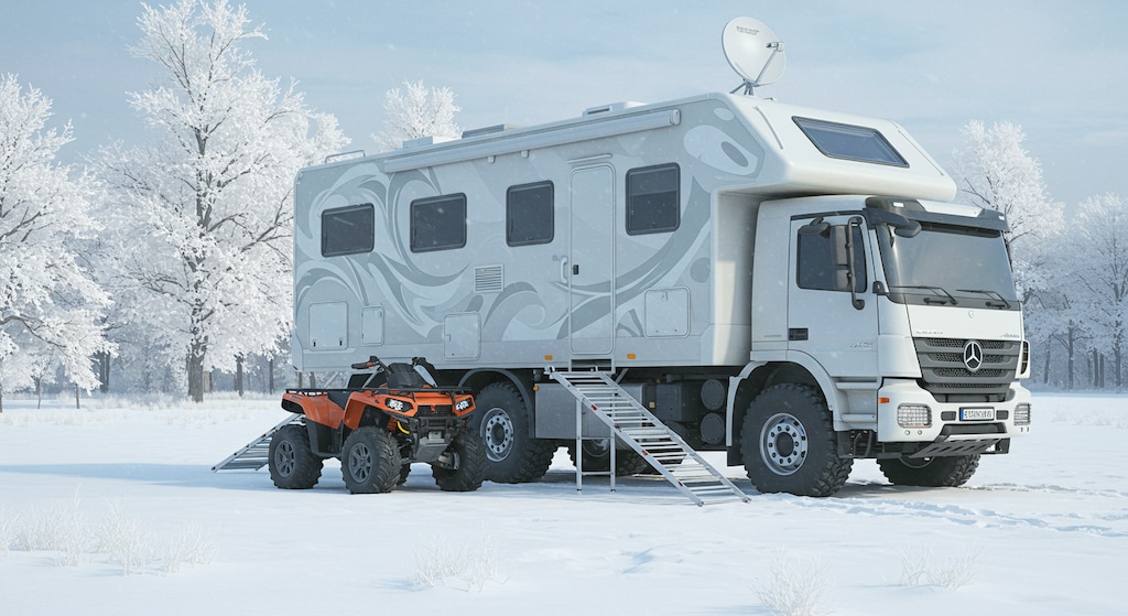 メルセデスベンツトラックキャンピングカー