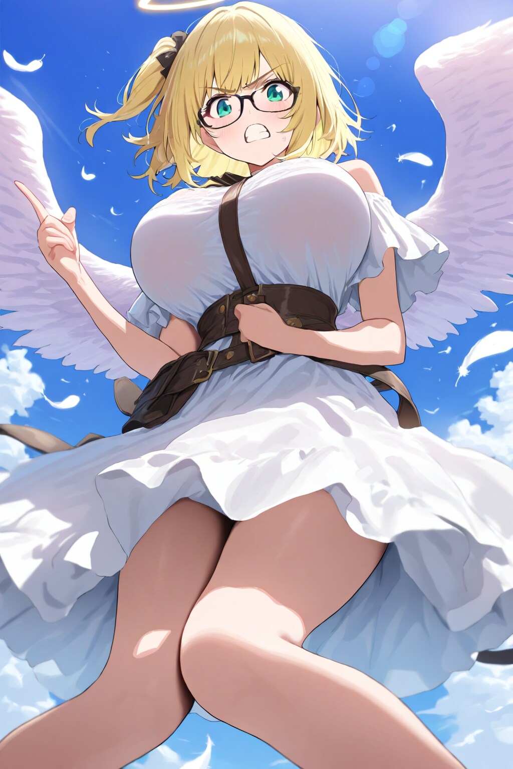 御使いを邪な目で見るんじゃないって言ってんでしょうが💢