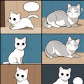 猫　漫画風 6枚目