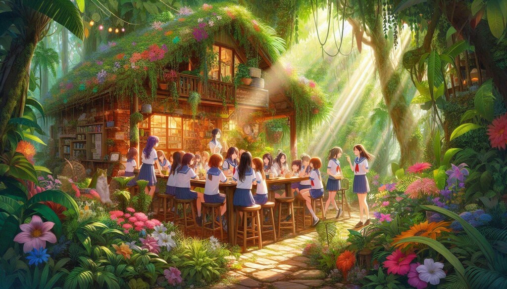 女子高生が無人島で栽培バル生活