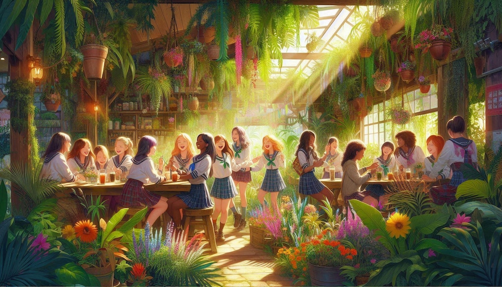 女子高生が無人島で栽培バル生活