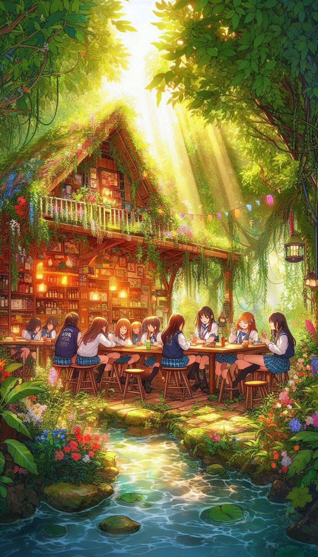 女子高生が無人島で栽培バル生活