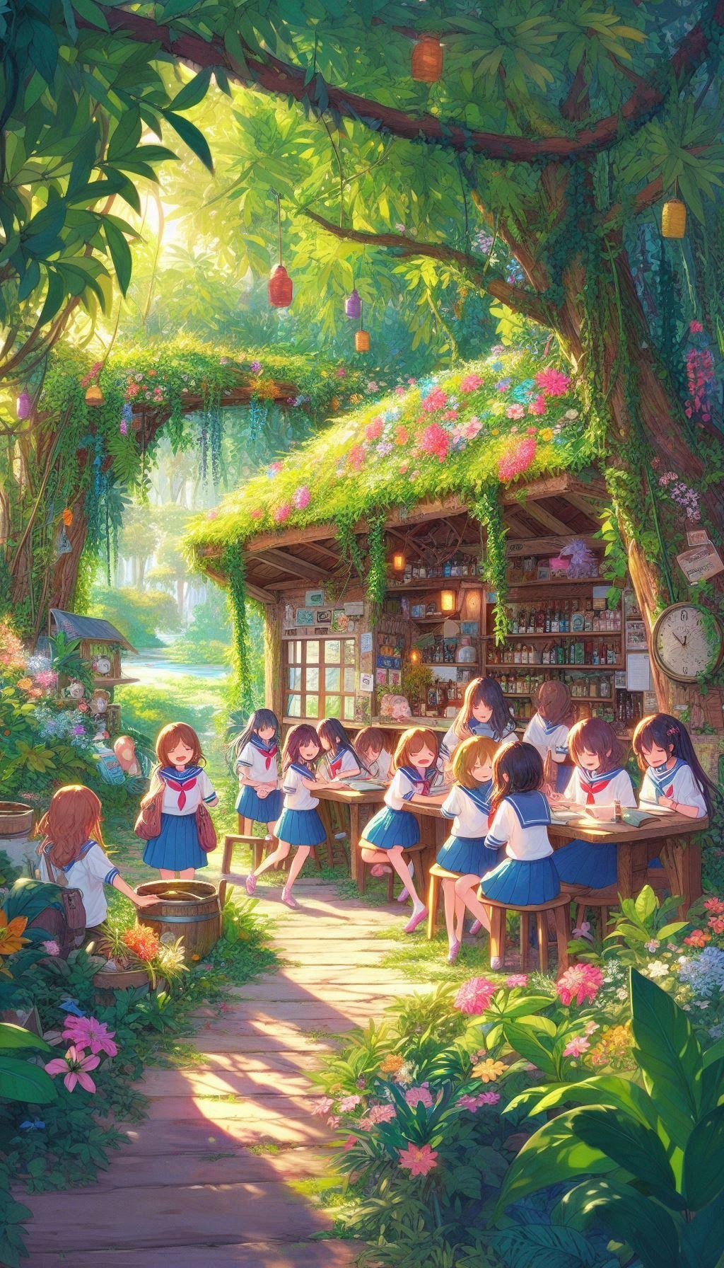 女子高生が無人島で栽培バル生活