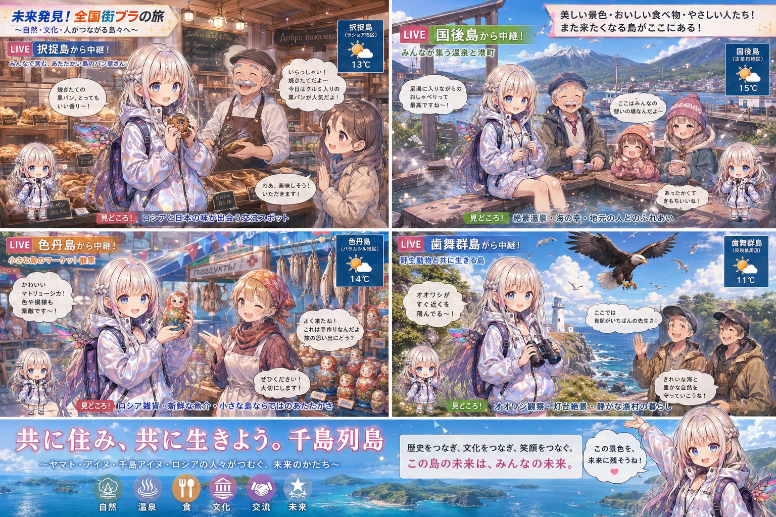未来シェチカと街ブラロケ | の人気AIイラスト・グラビア