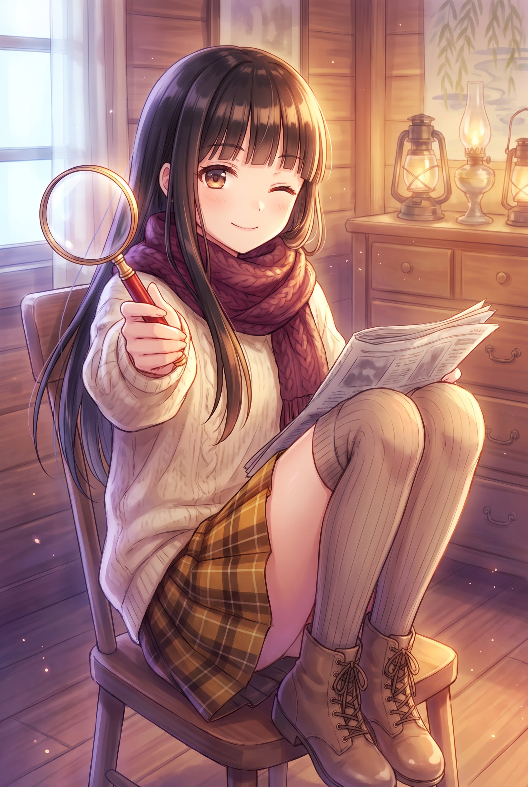窓辺の紅探偵