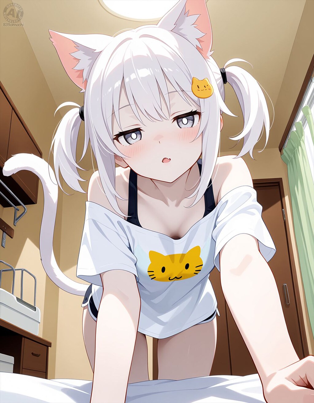 そんなところでしゃがみこんでどうしたんだい？ましろ？