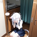 そんなところでしゃがみこんでどうしたんだい？ましろ？ 2枚目