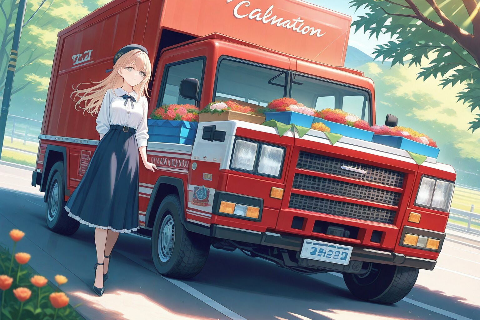 デコトラで母の日 | の人気AIイラスト・グラビア