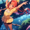シャボン玉を楽しむ少女 6枚目