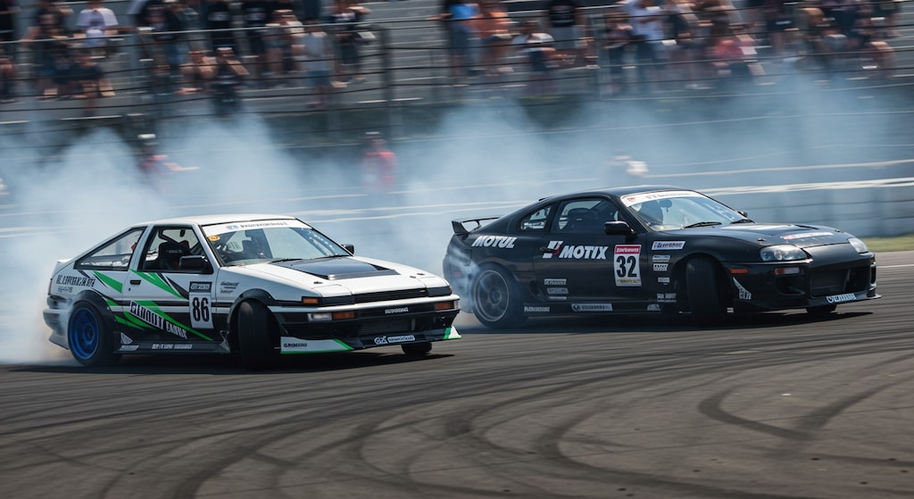 AE86  トヨタスープラのドリ車