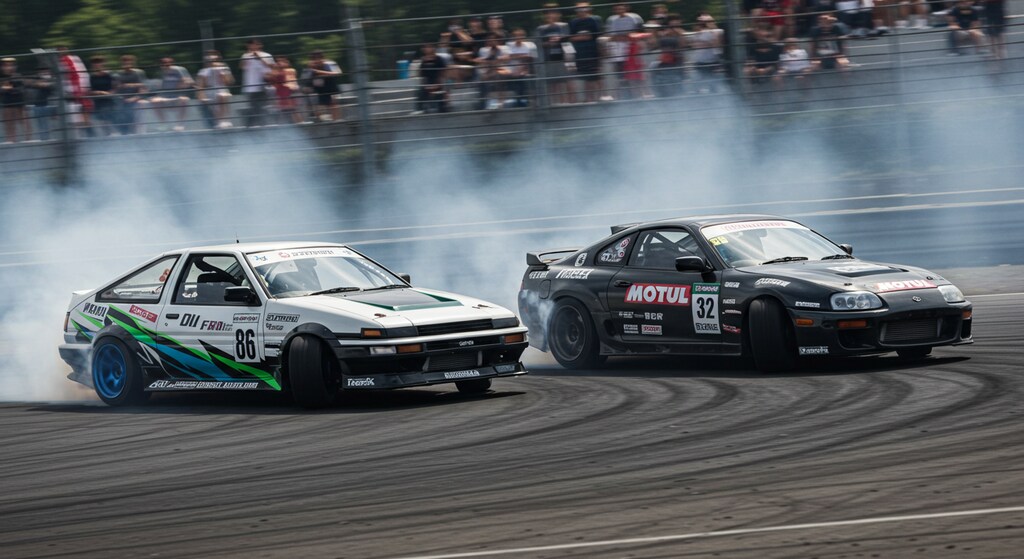 AE86  トヨタスープラのドリ車