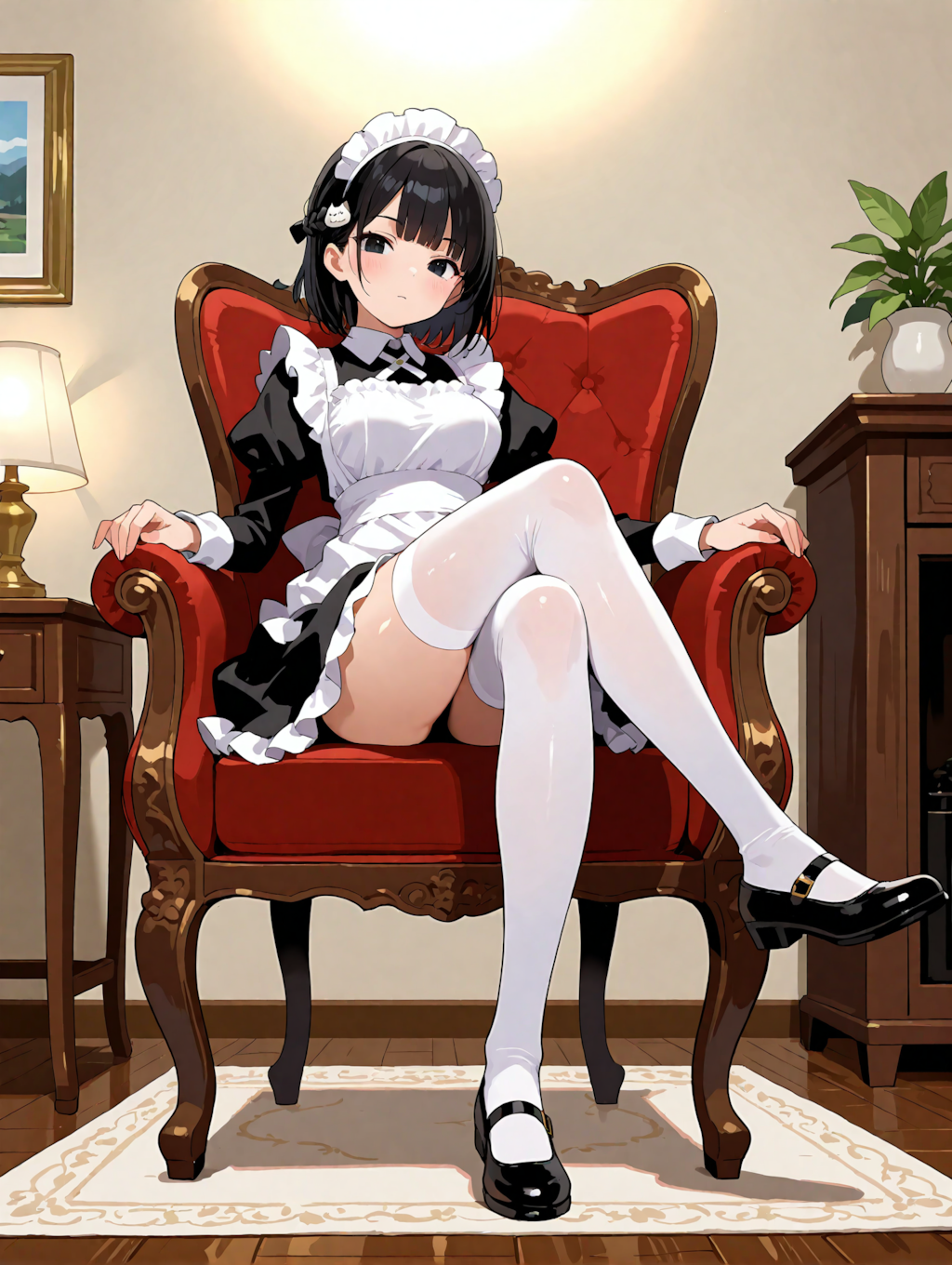 絶対領域な凜猫ちゃん