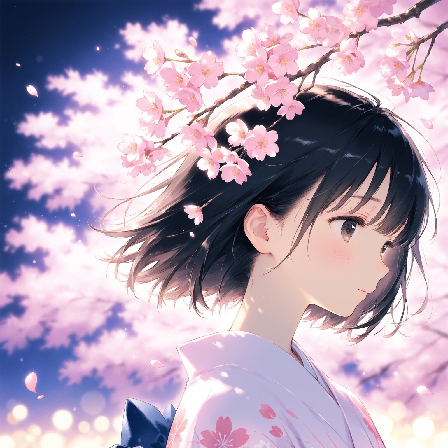 夜桜