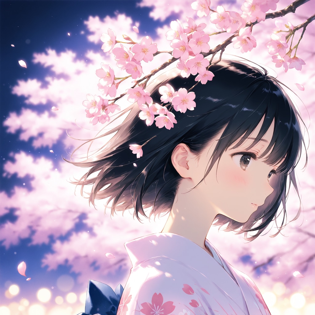 夜桜
