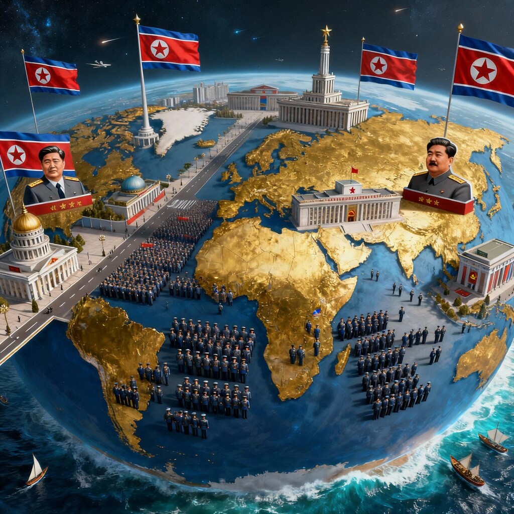北朝鮮が世界征服した世界