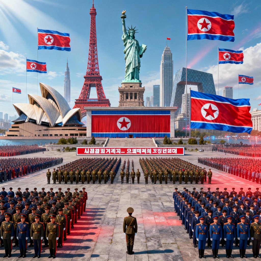 北朝鮮が世界征服した世界