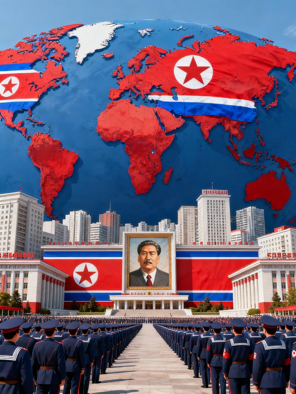 北朝鮮が世界征服した世界