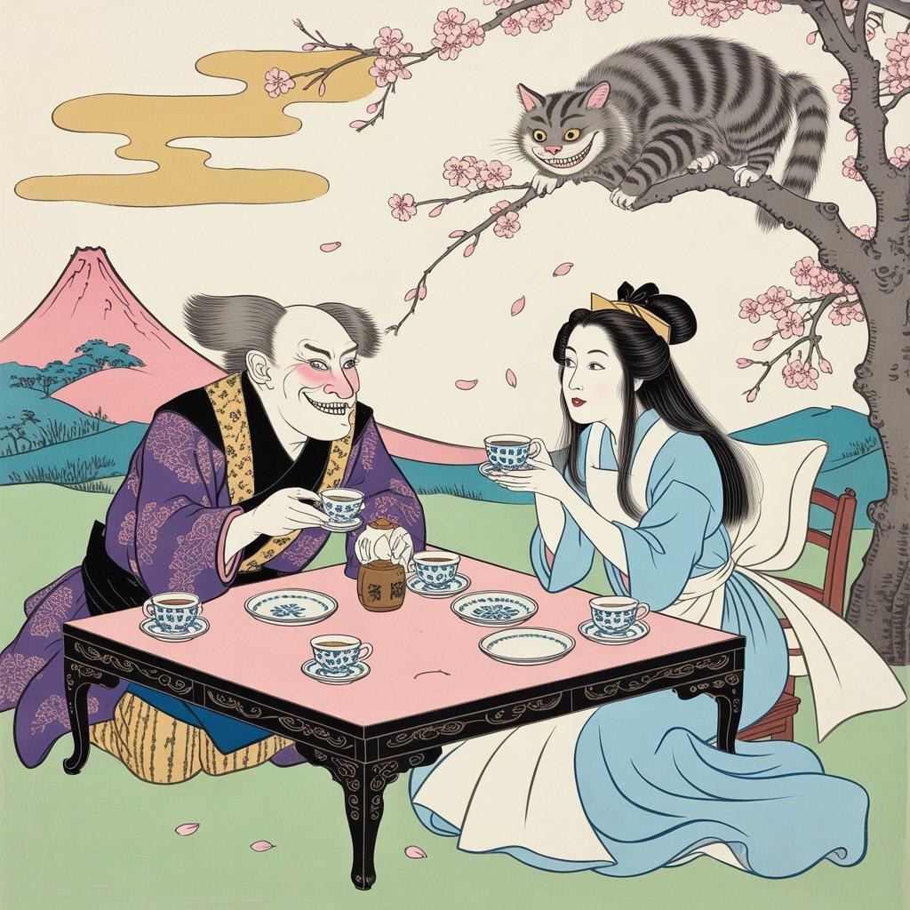 和風の不思議の国のアリス