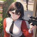 20230903　銃の扱いが下手などこかの謎の女の日　悔しいので後日再挑戦 3枚目