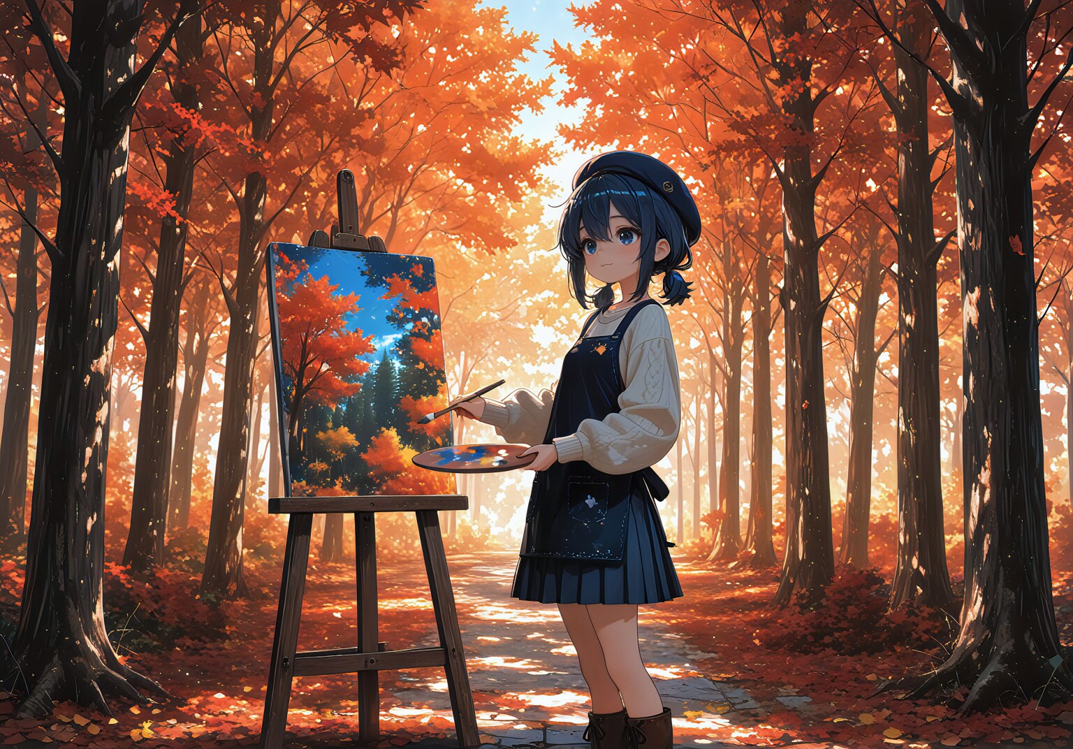早めの芸術の秋 | の人気AIイラスト・グラビア