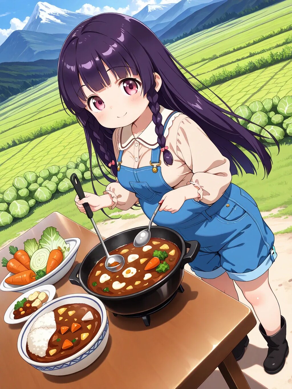 らぶりーがーるずの農業体験9-2