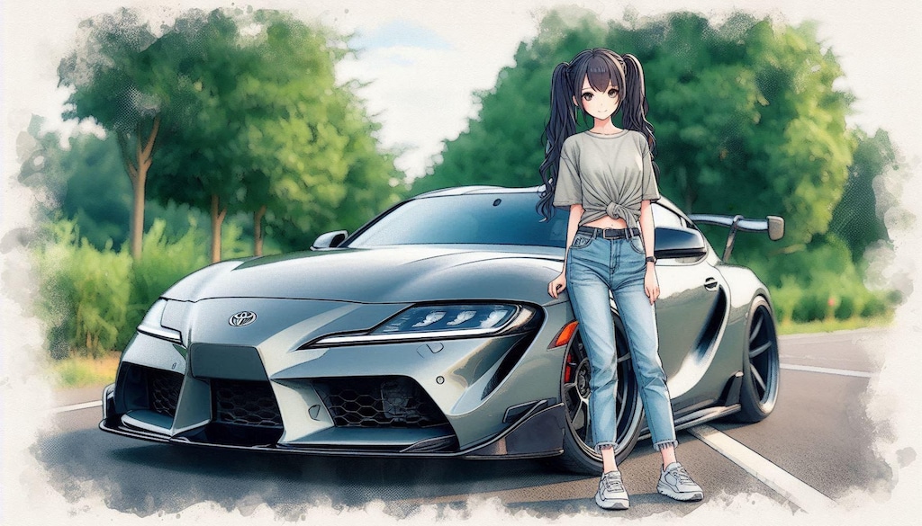 少女と車8