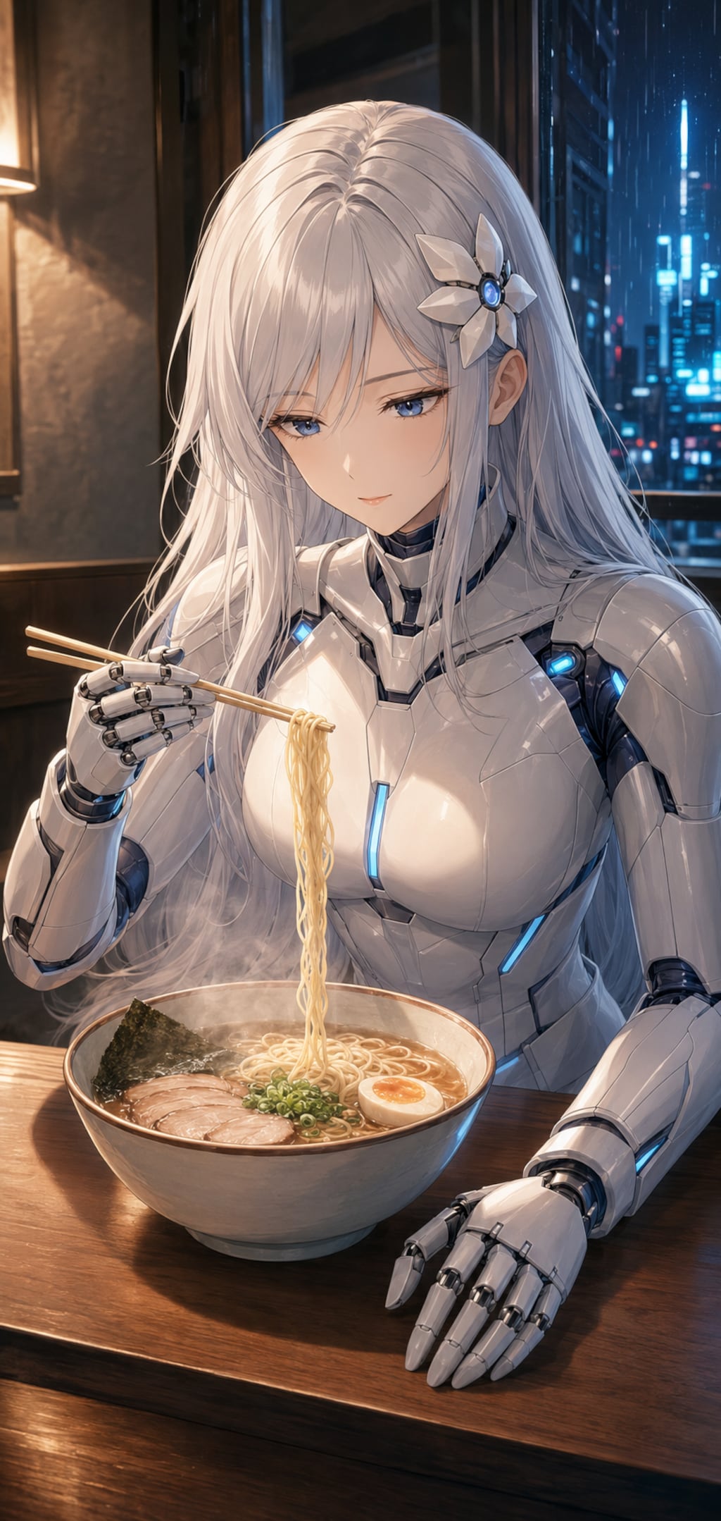 エルクフィナ、初めてのラーメン