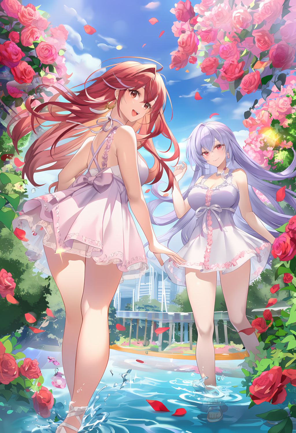 フラワーパークのペアコーデ散策🌹