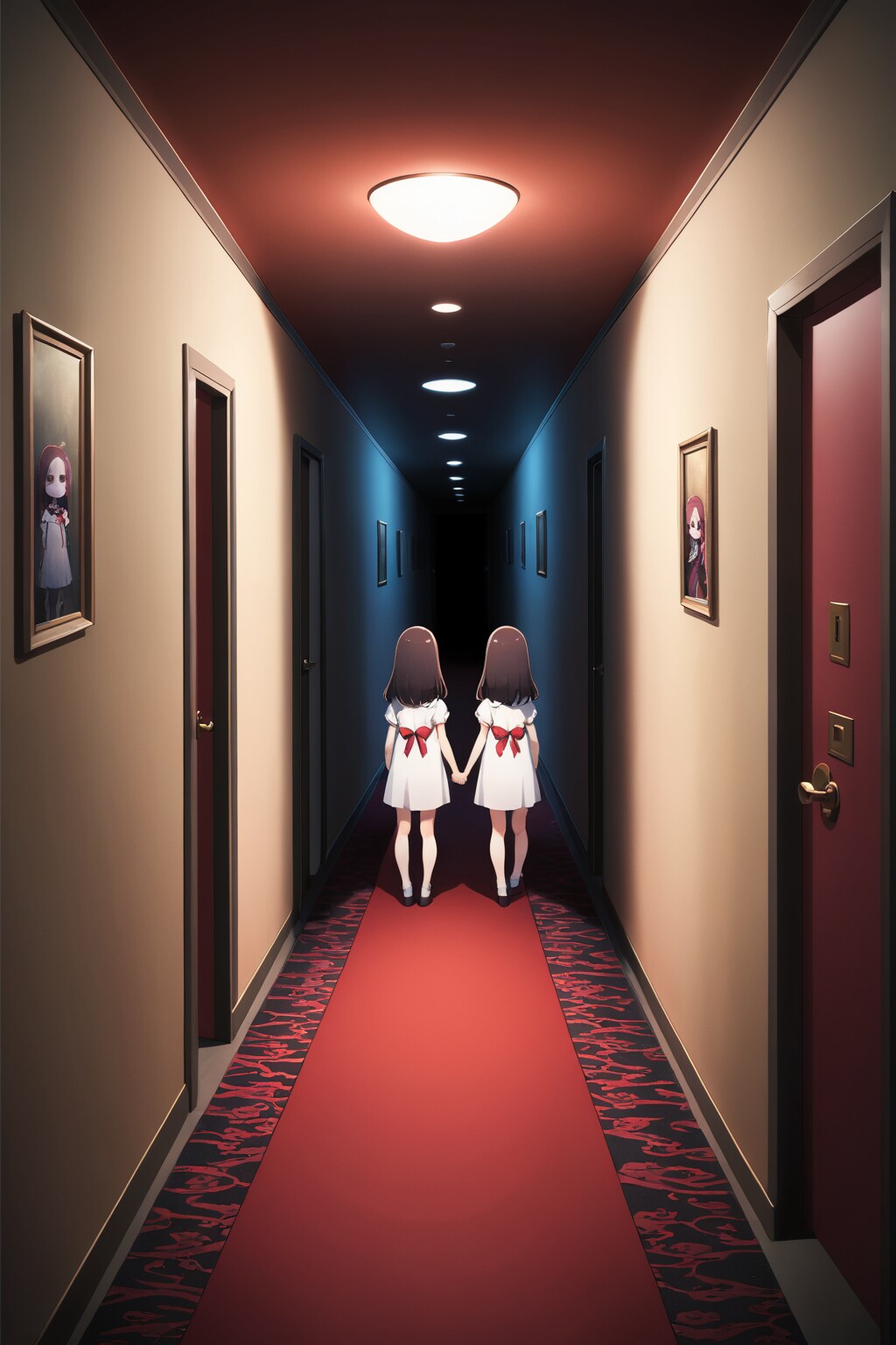 ホテル 廊下 双子