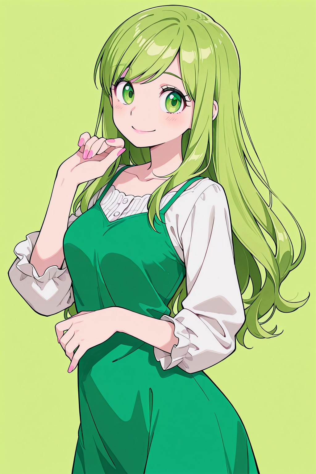 緑髪の女の子