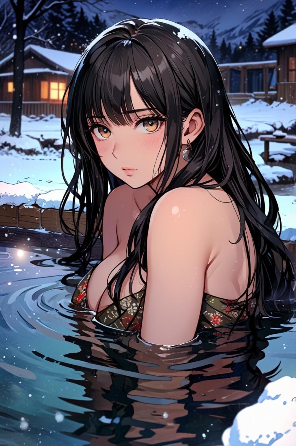 冬の水着