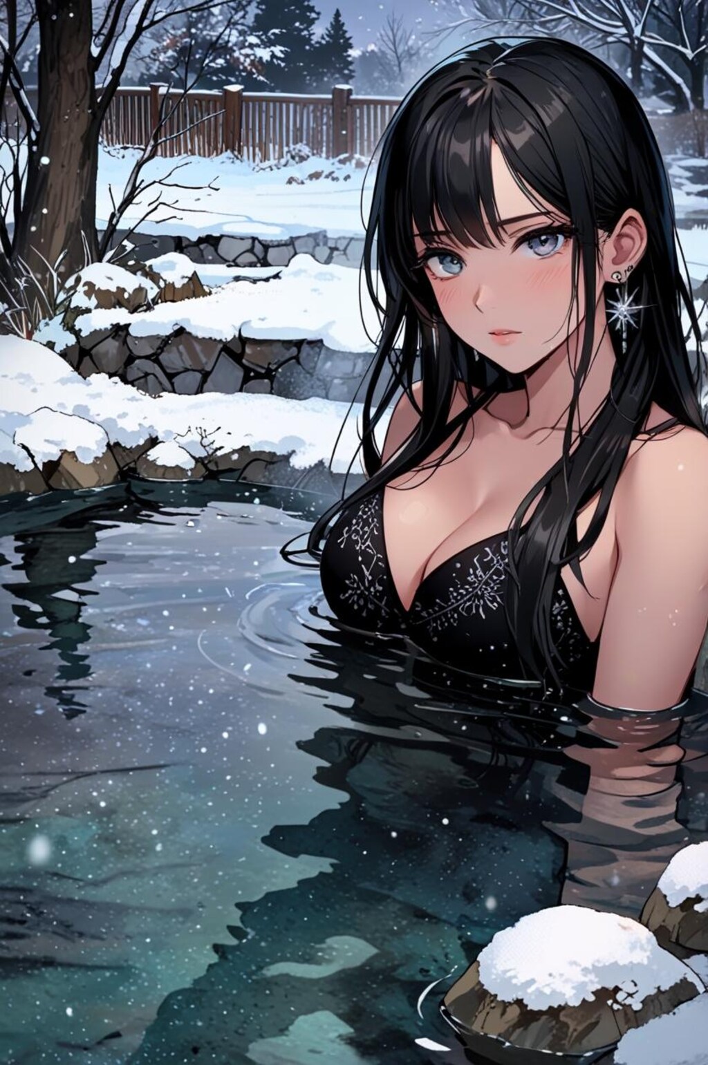 冬の水着