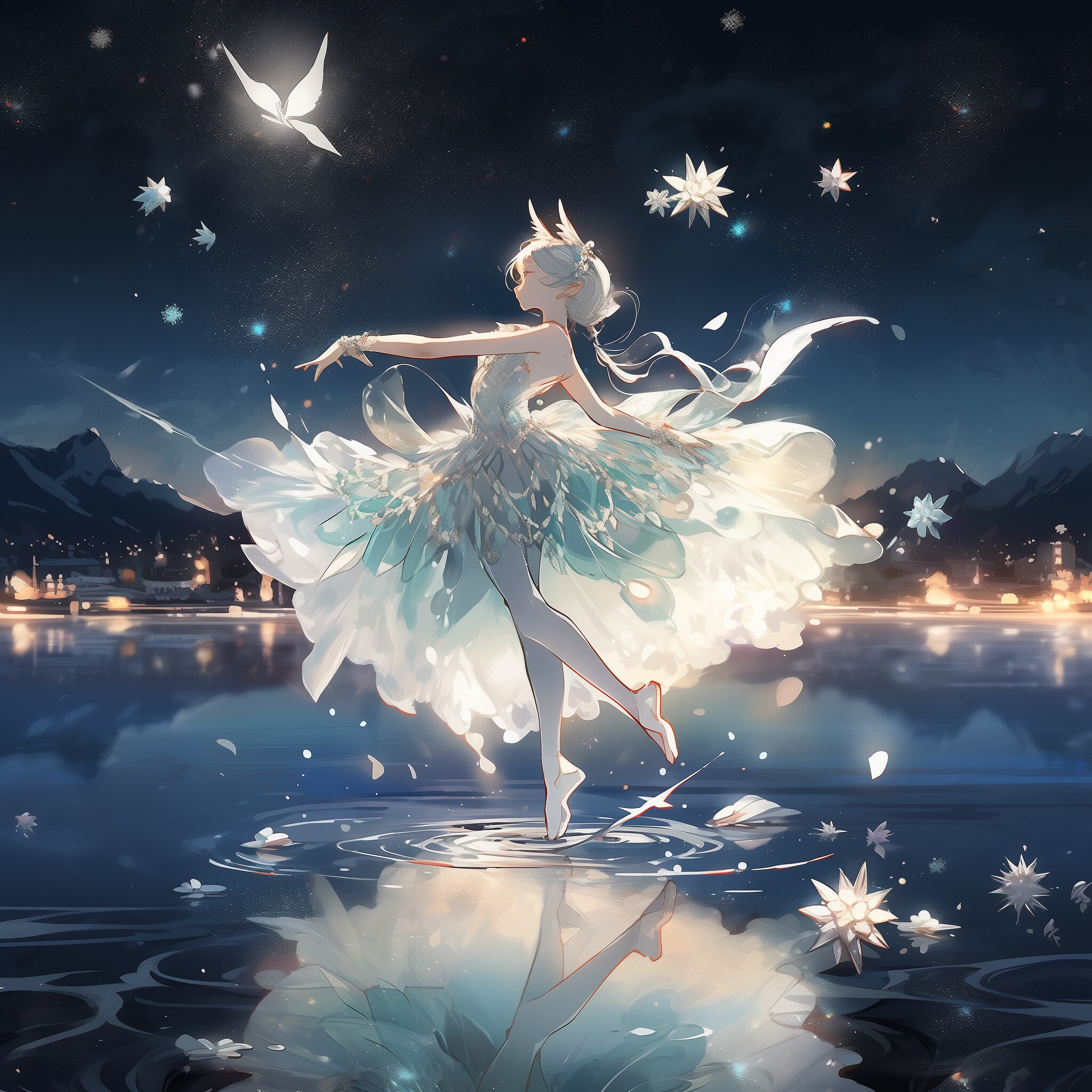 夜景の向こうへ想いを乗せて
