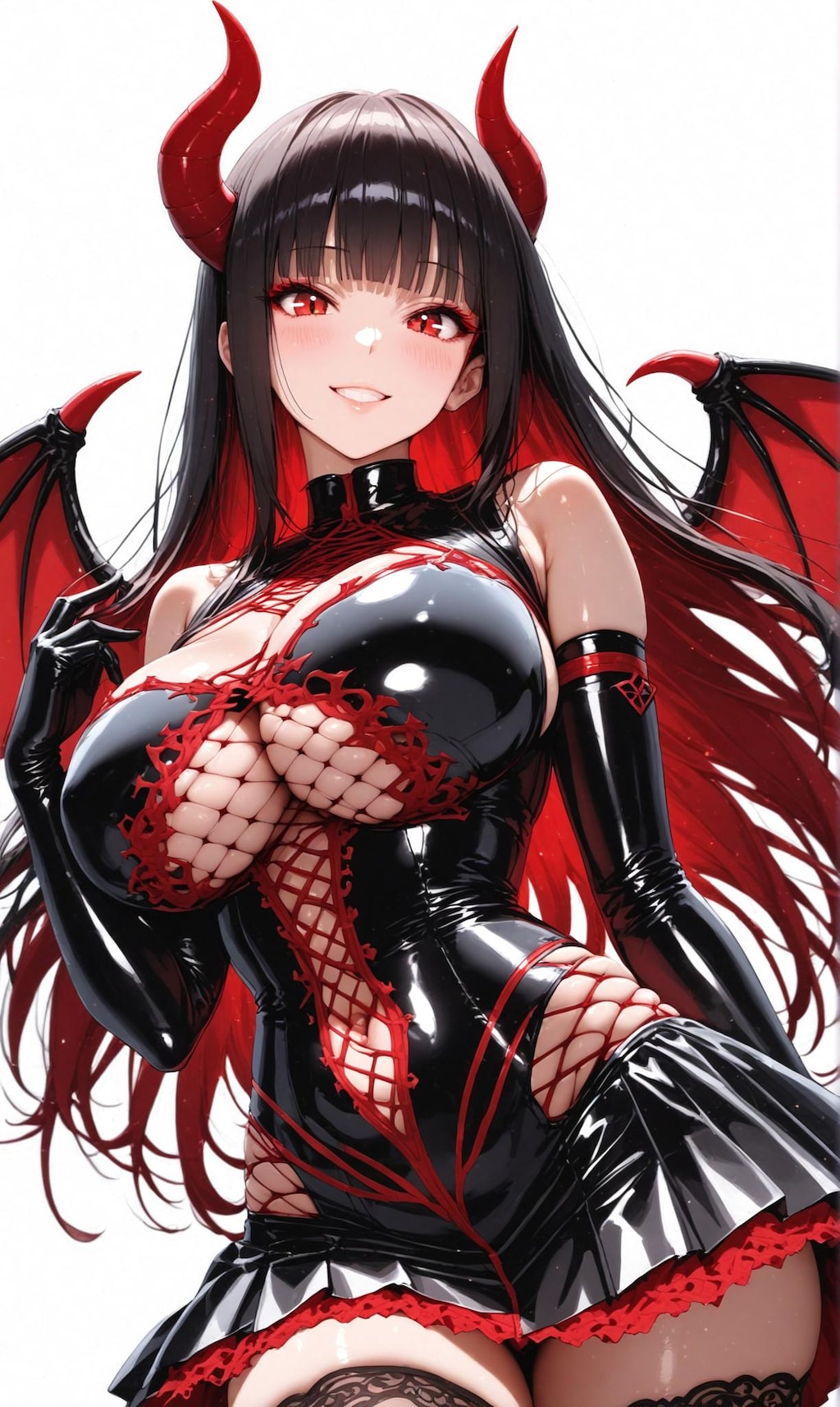 サキュバスガール・黒髪ロング3