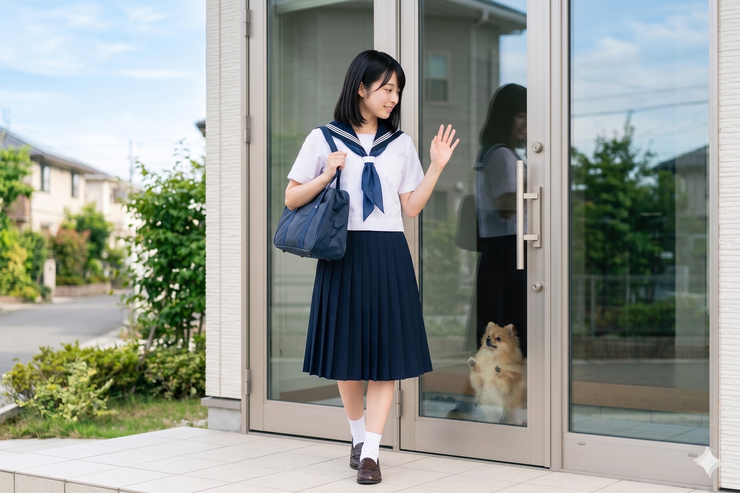 普通の美少女　ポメラニアン