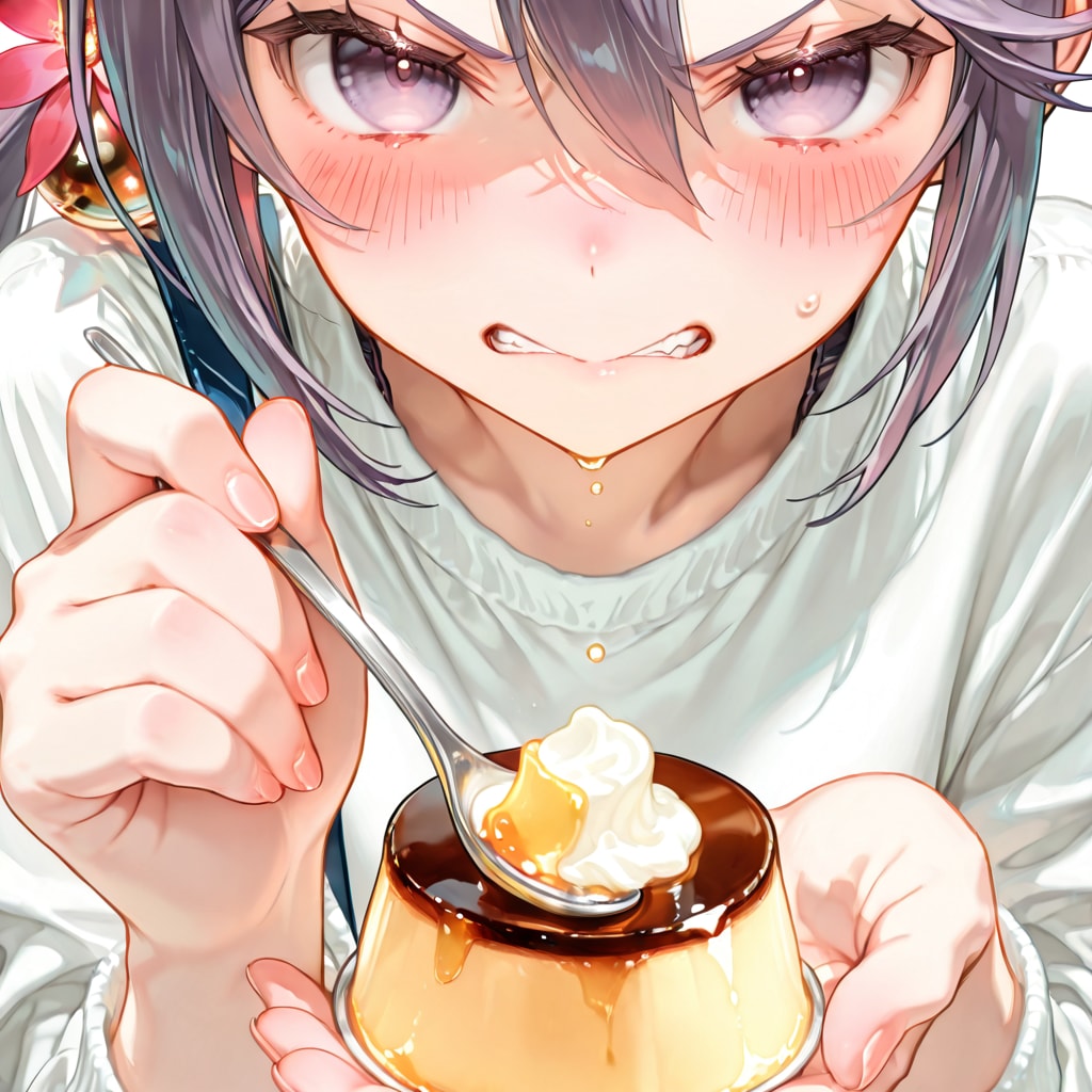 ほら、プリンよ。食べるなら食べれば？ (曙②)
