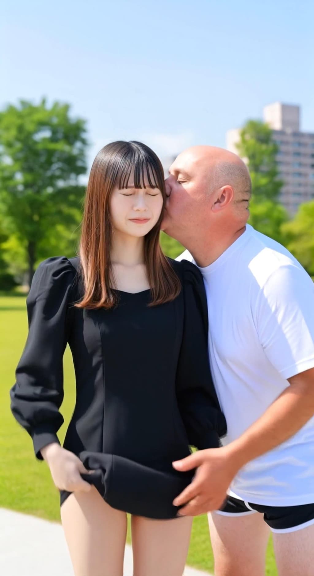 (またスカートめくられてキスされちゃう..)