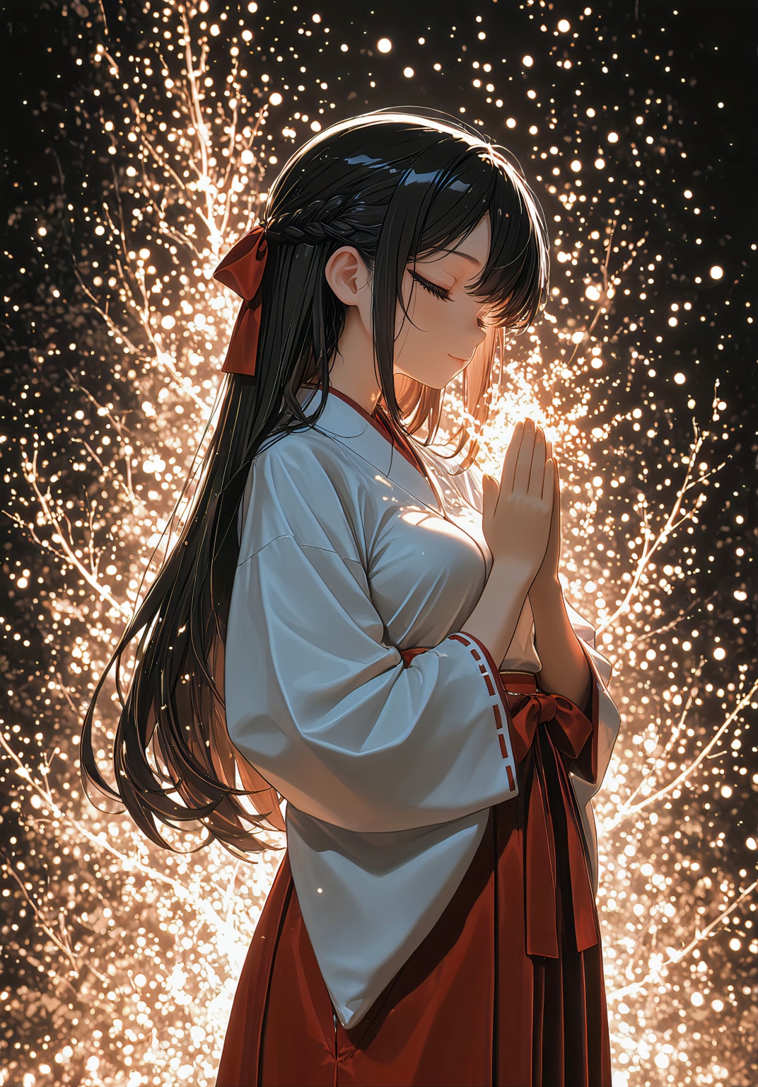 祈りを結ぶ手