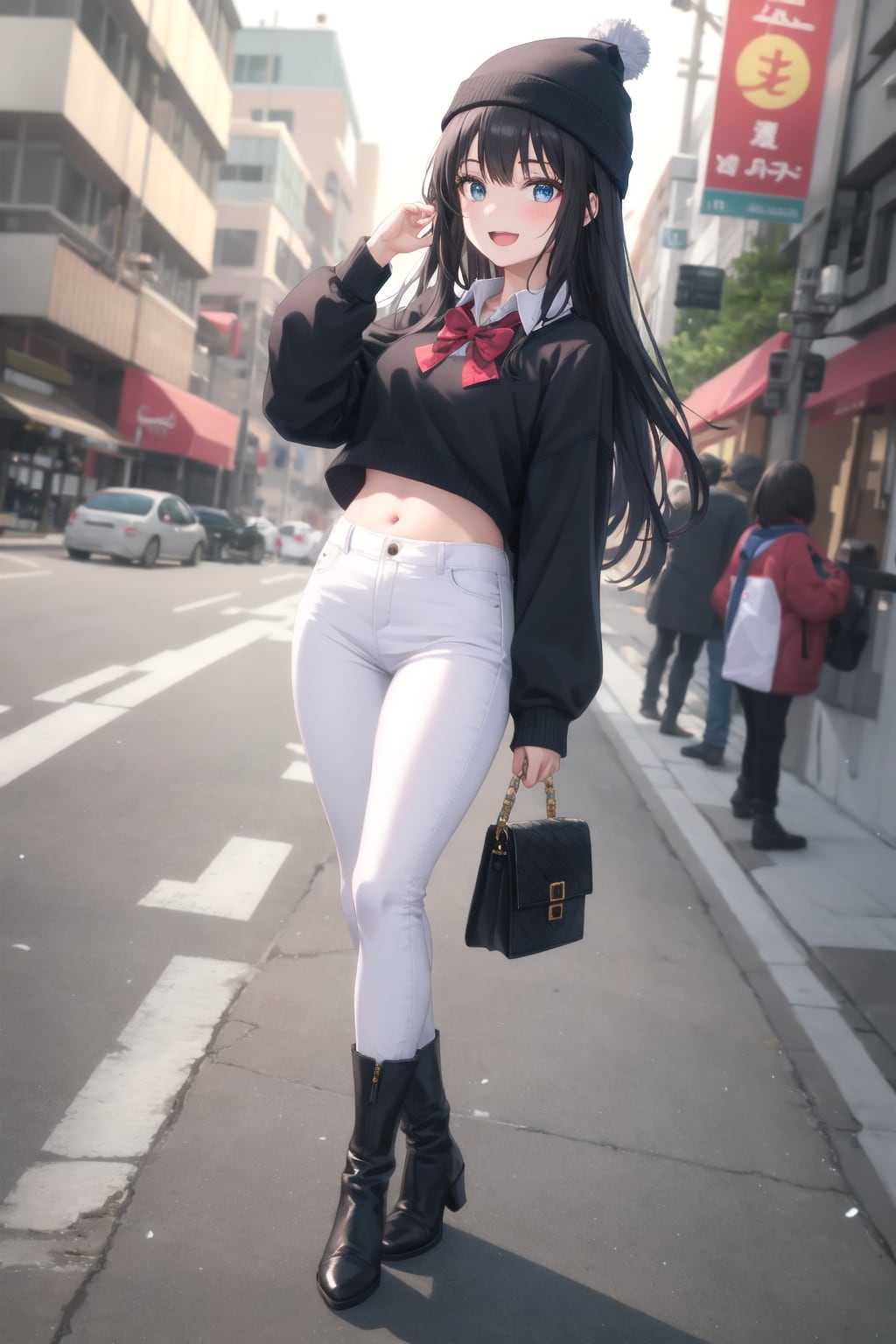 ペンギンモチーフのタキシード衣装　かぐやちゃん