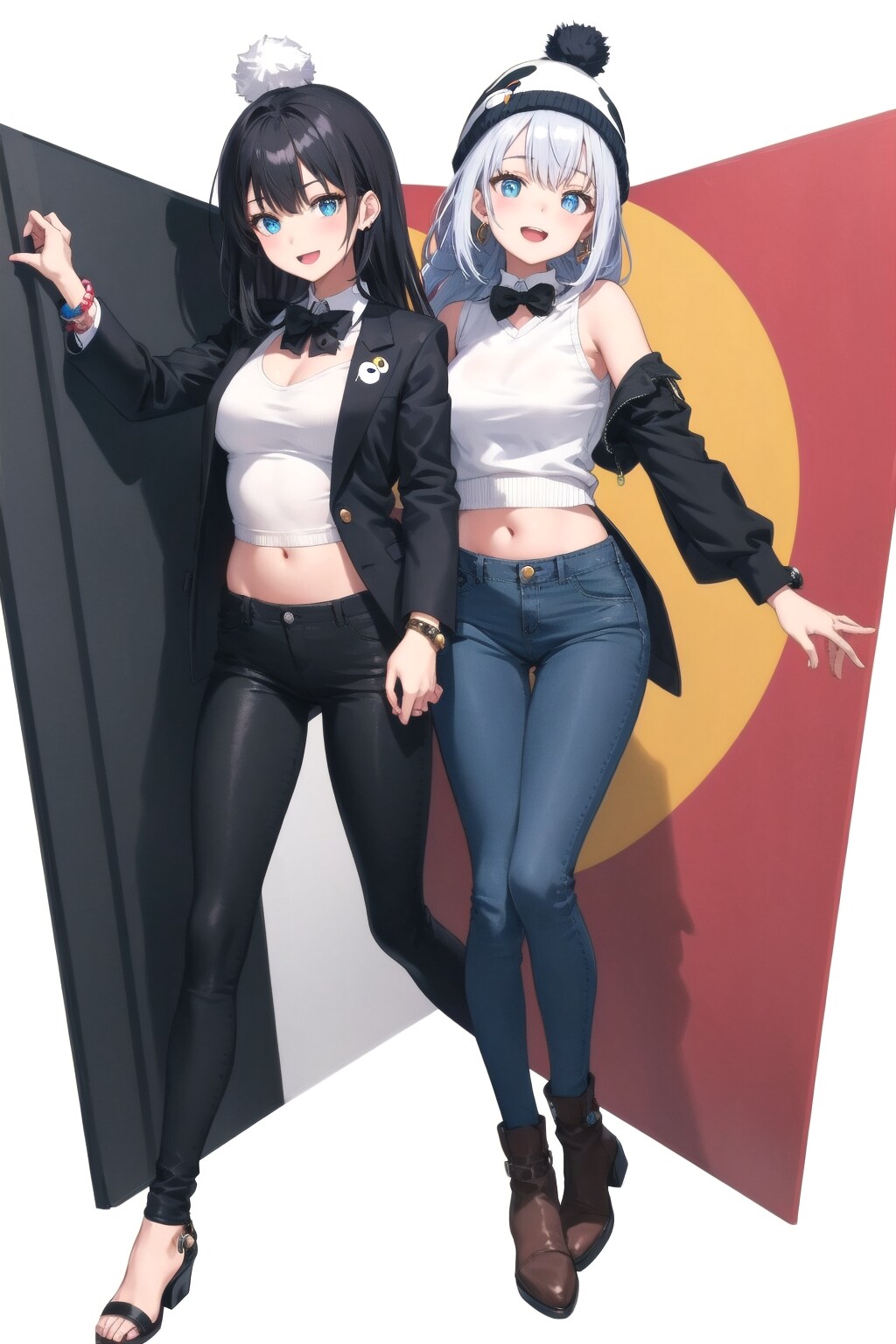 ペンギンモチーフのタキシード衣装　かぐやちゃん