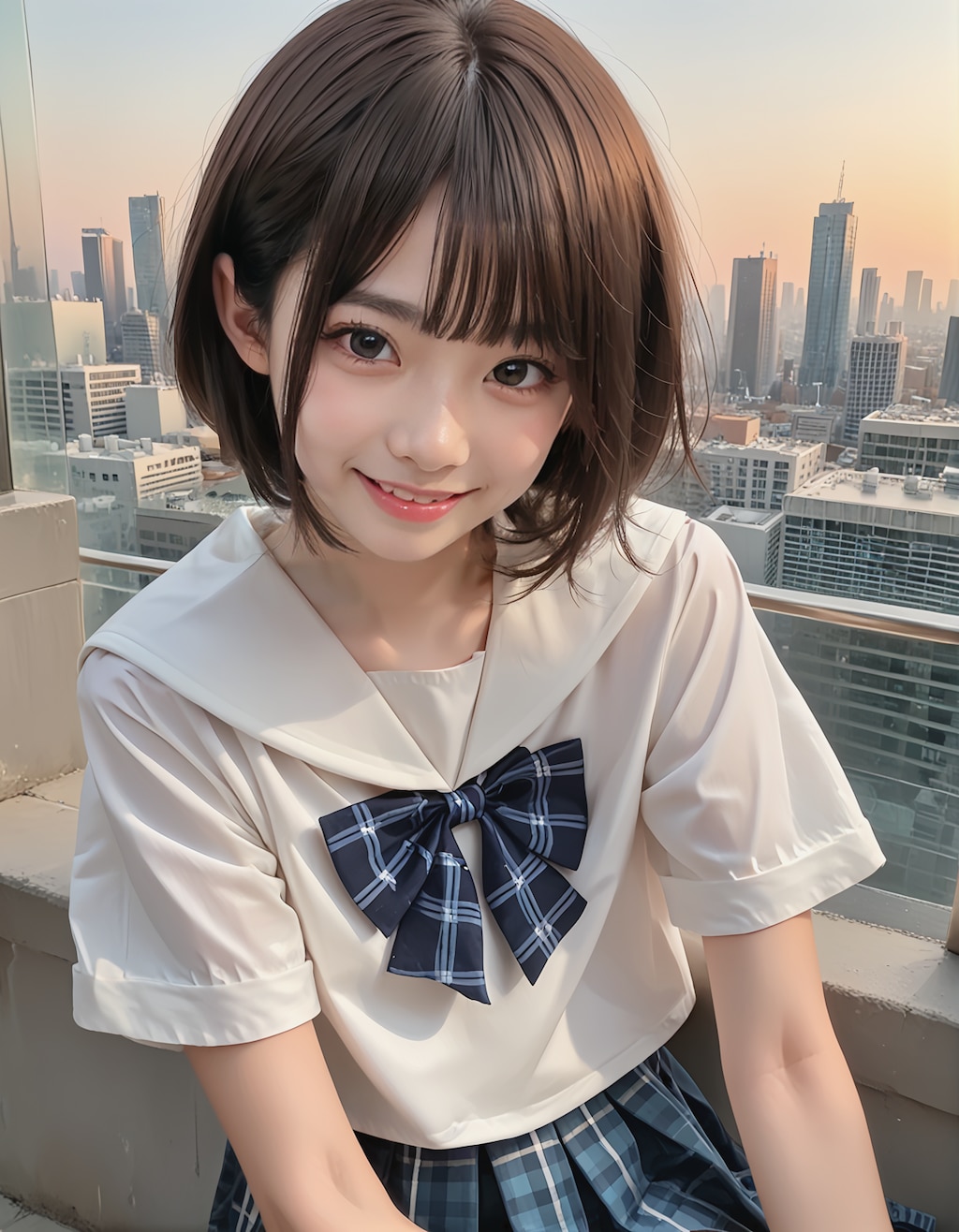 ミニスカ制服のコトちゃん