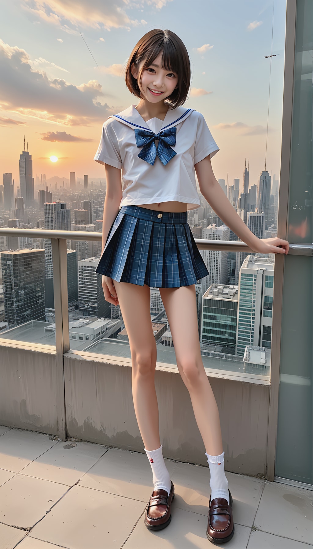 ミニスカ制服のコトちゃん